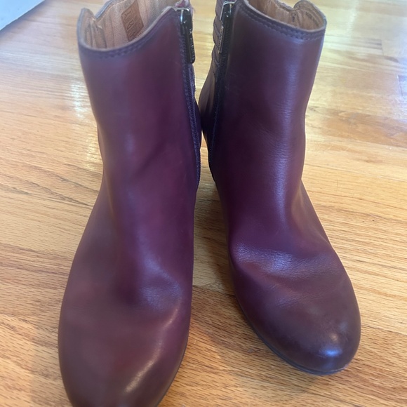 PIKOLINOS red leather booties, size 38 - Picture 2 of 5